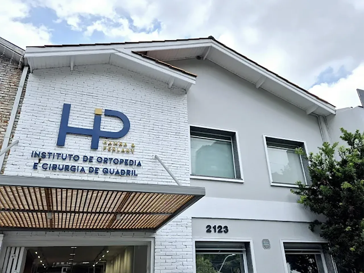 Fachada da clínica